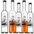 Butelki monopolowe 500 ml FUTURA na alkohol domowy – wzór Fale