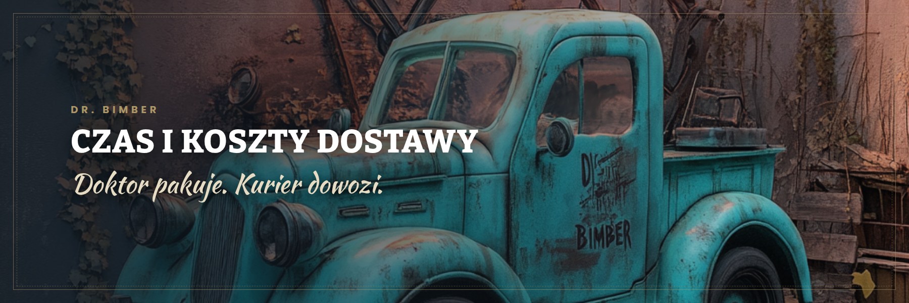 Czas i koszty dostawy – Dr. Bimber