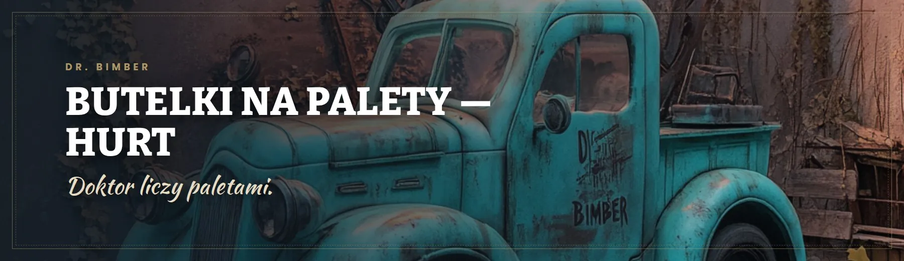 Butelki na palety — hurt – Dr. Bimber