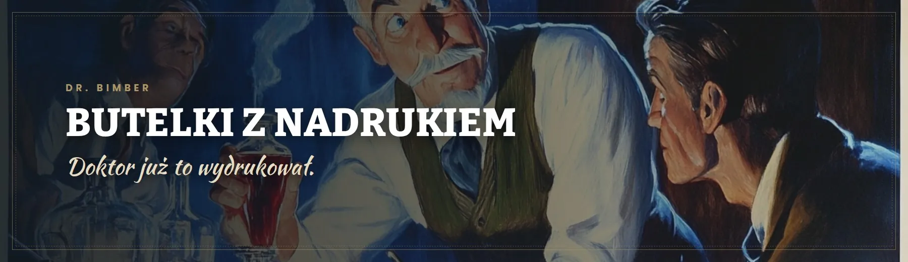 Butelki z nadrukiem – Dr. Bimber