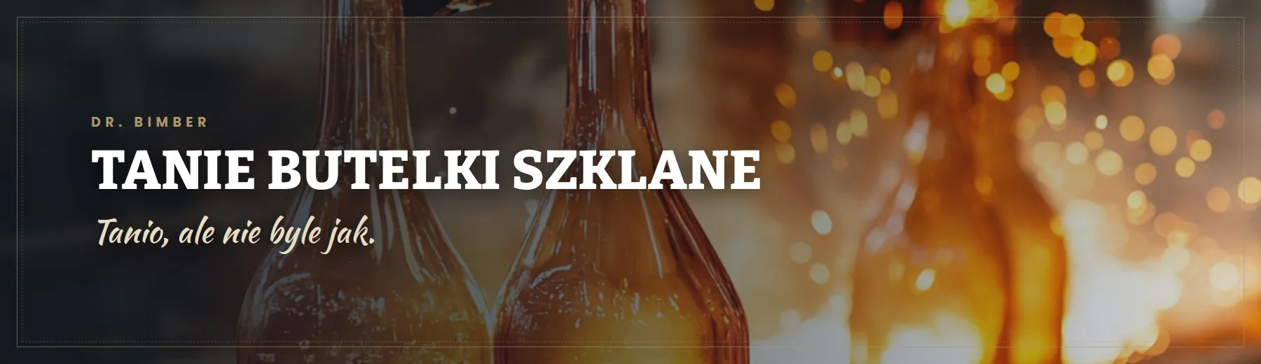 Tanie butelki szklane – Dr. Bimber