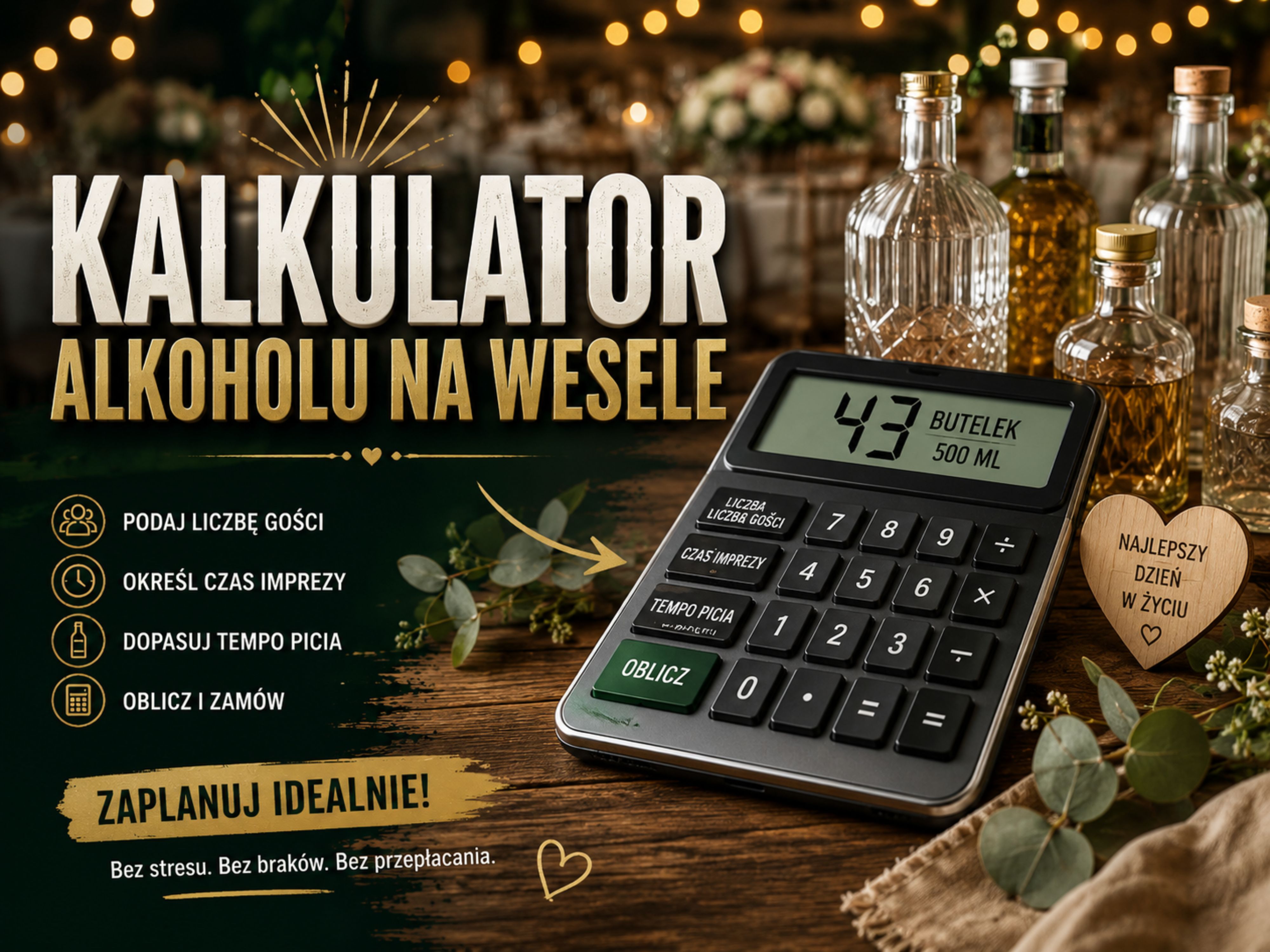 Kalkulator alkoholu na wesele | Ile butelek kupić? | Dr Bimber
