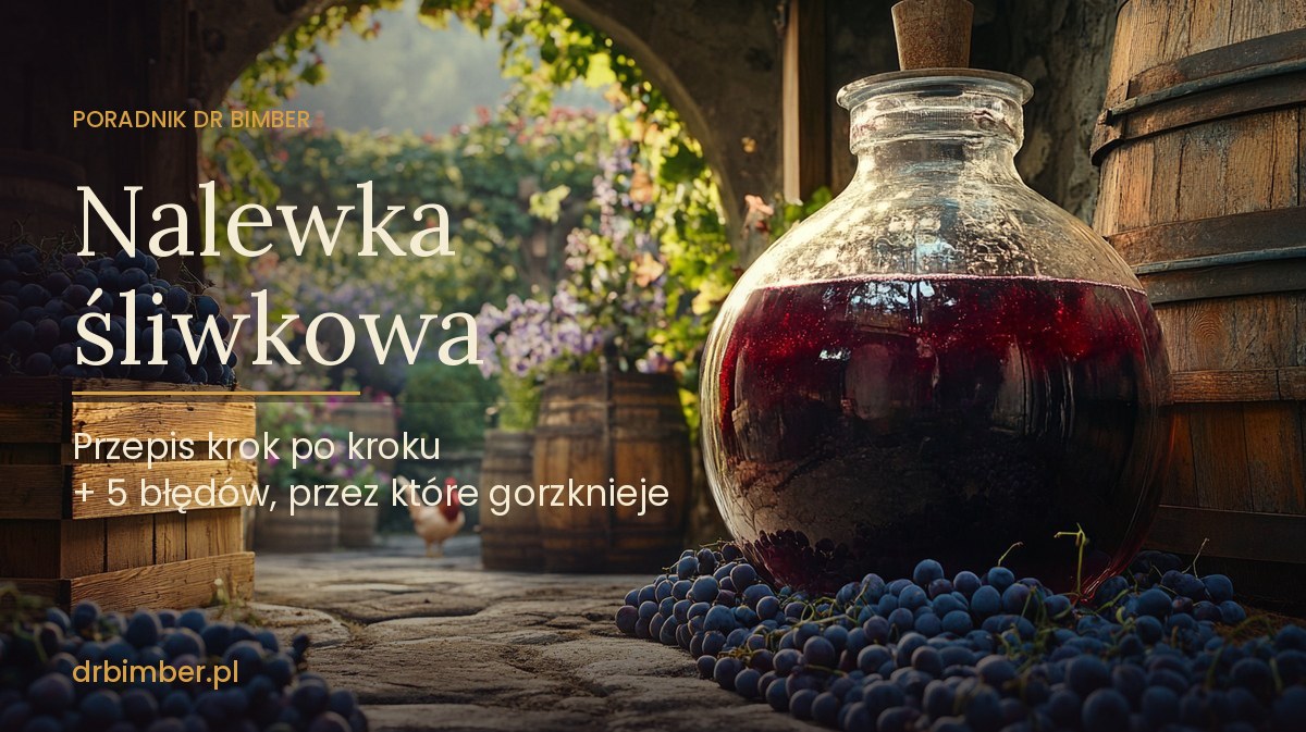 Nalewka śliwkowa – przepis krok po kroku i 5 błędów, przez które wychodzi gorzka